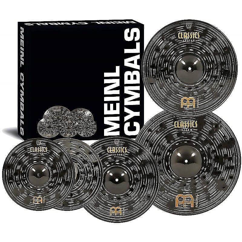 Pack de cymbales Meinl CCD460+18 Classics Custom Dark avec crash 18" GRATUIT